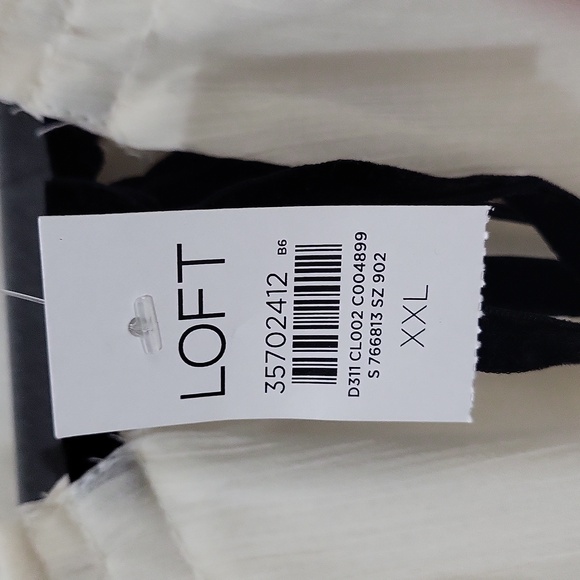 BNWT LOFT, Dressy, Sleeveless Blouse SZ XXL - Picture 3 of 5